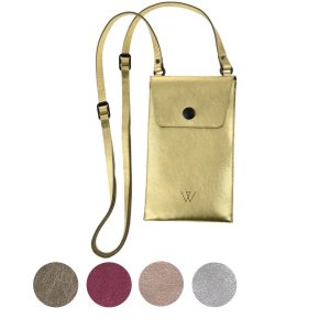 Handytasche zum Umhängen, Metallic