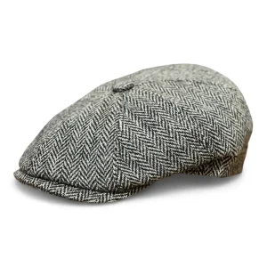 Newsboy Cap Harris Tweed - Anthrazit