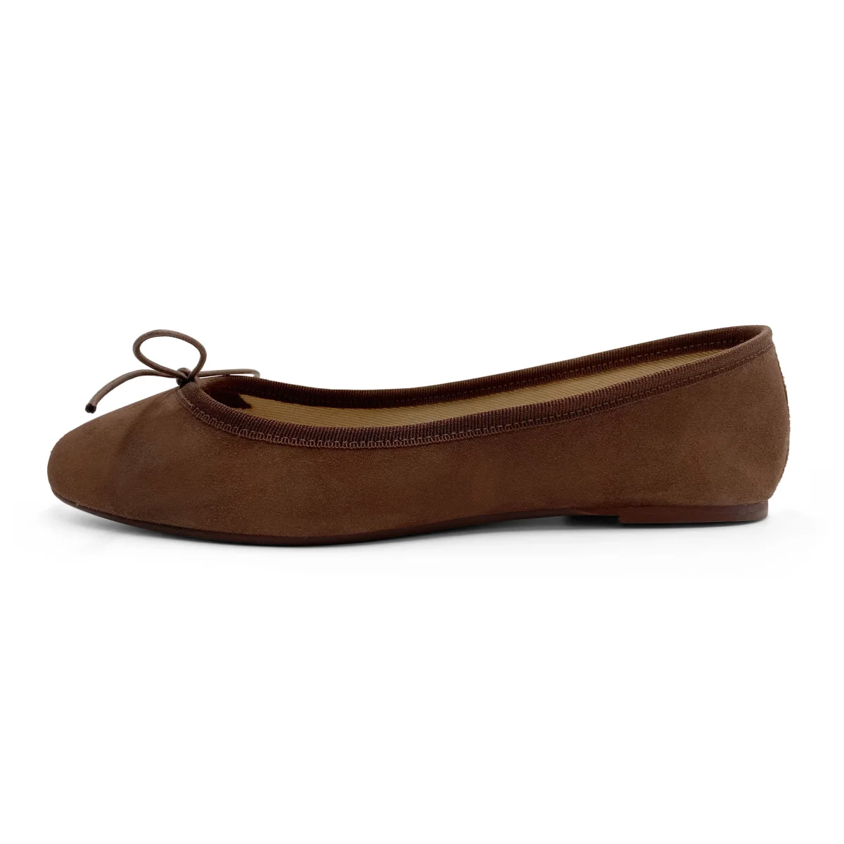 Ballerine in camoscio marrone scuro – Bild 5