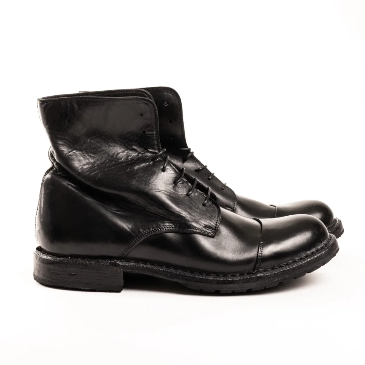 Tronchetto Toe-Cap Waxed 51309 - Nero – Bild 4