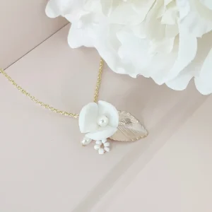 Blumen Braut Halskette | JULIE