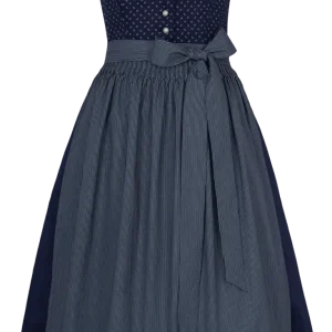 Dirndl Alpenfee, Elisa dunkelblau 70 cm, Große Größen, Gr. 56