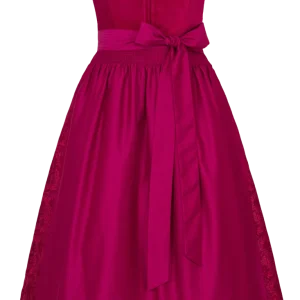 Dirndl Alpenfee, Zazu, Samt pink 75 cm, Große Größen