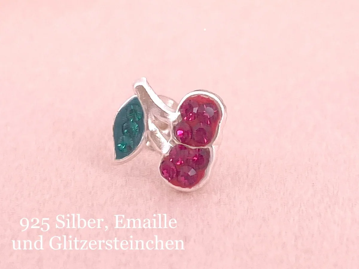 Kinder Ohrstecker Kirschen – Bild 5