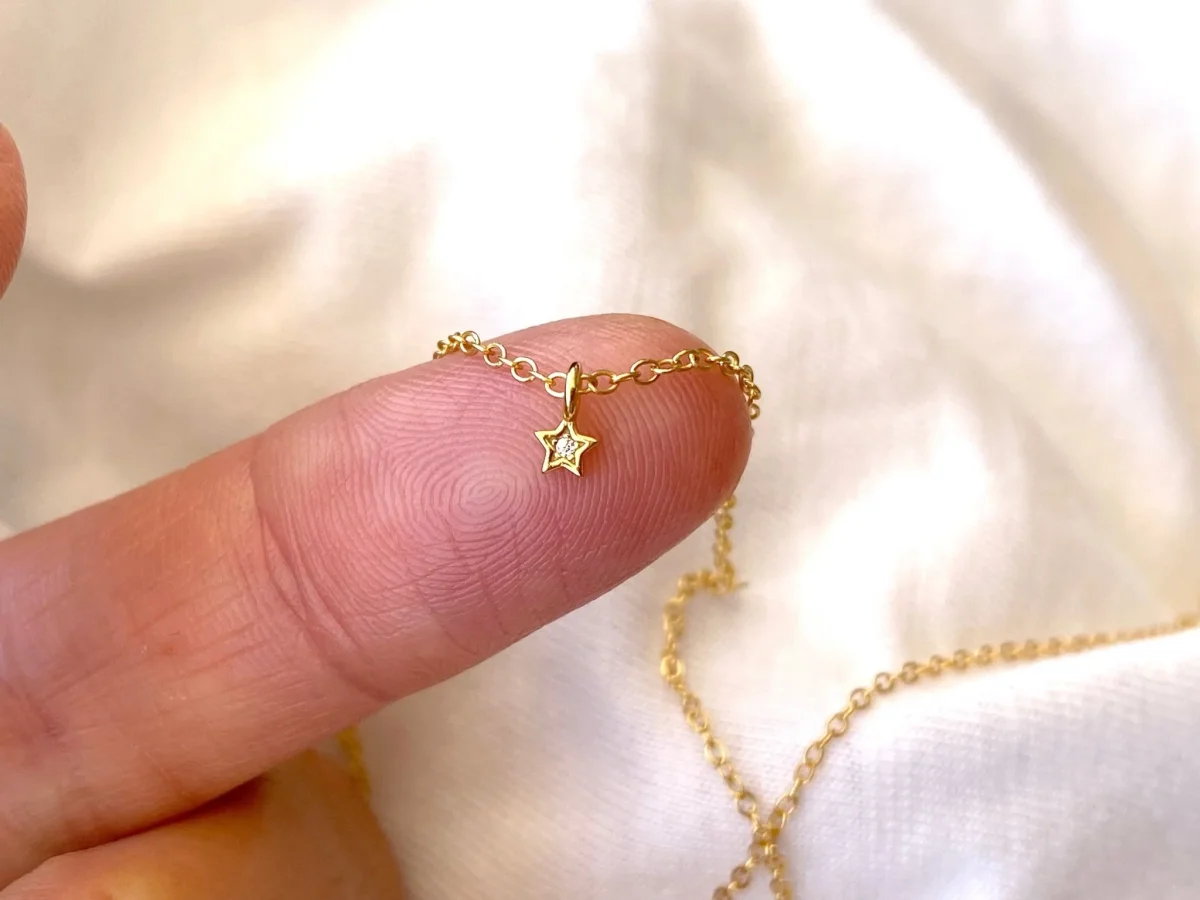 Layering Kette mit Herz & Stern – Bild 8